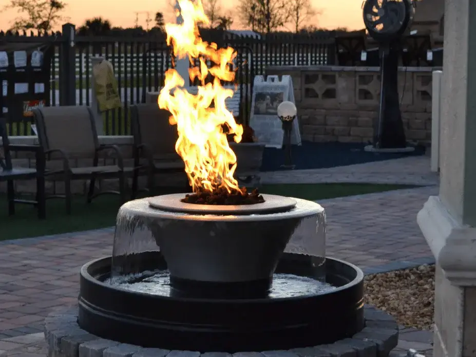 آبنما آب و آتش دایره