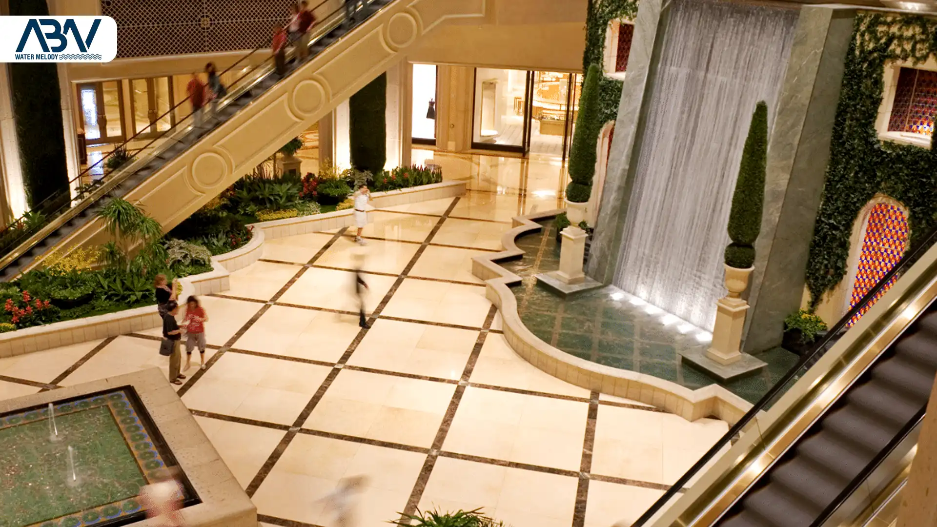 آبنما برای لابی برج