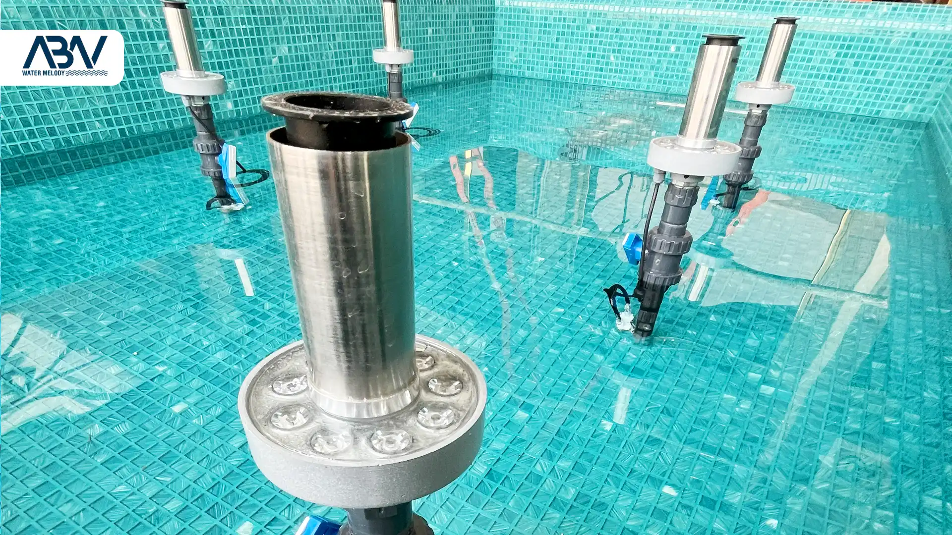 1 پروژه آبنما باغی شهید خرازی نازل فوم