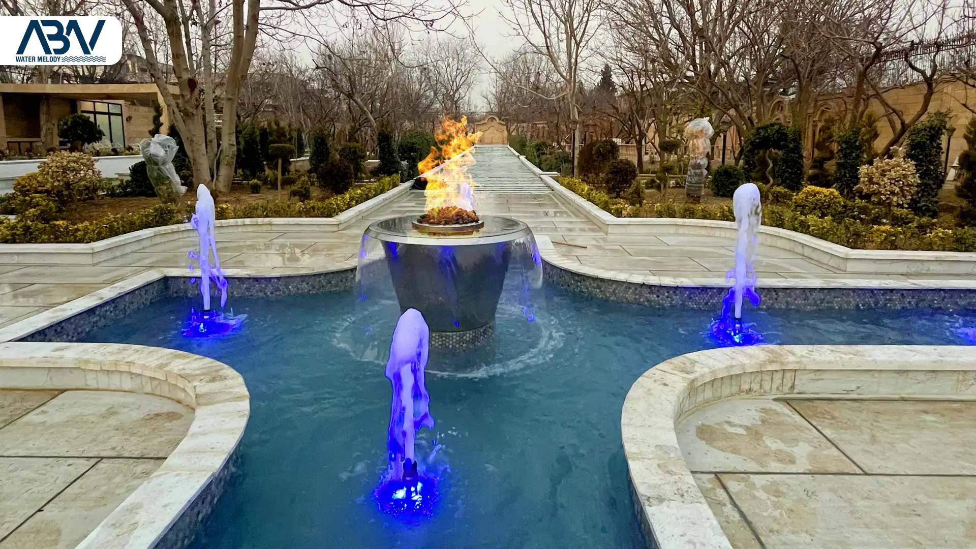 5 پروژه آبنما باغی شهریار