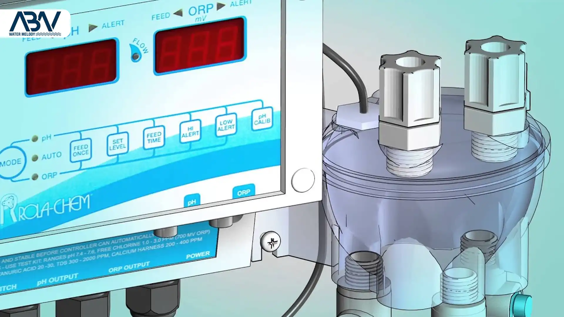 3 سیستم کنترل هوشمند استخر و جکوزی PH و ORP