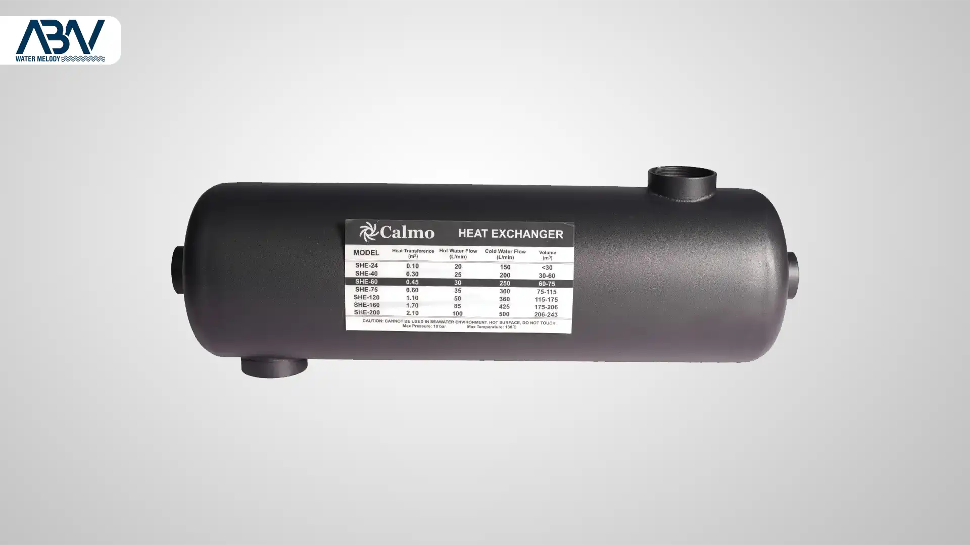 مبدل حرارتی استخر پوسته – لوله کالمو سری SHE
