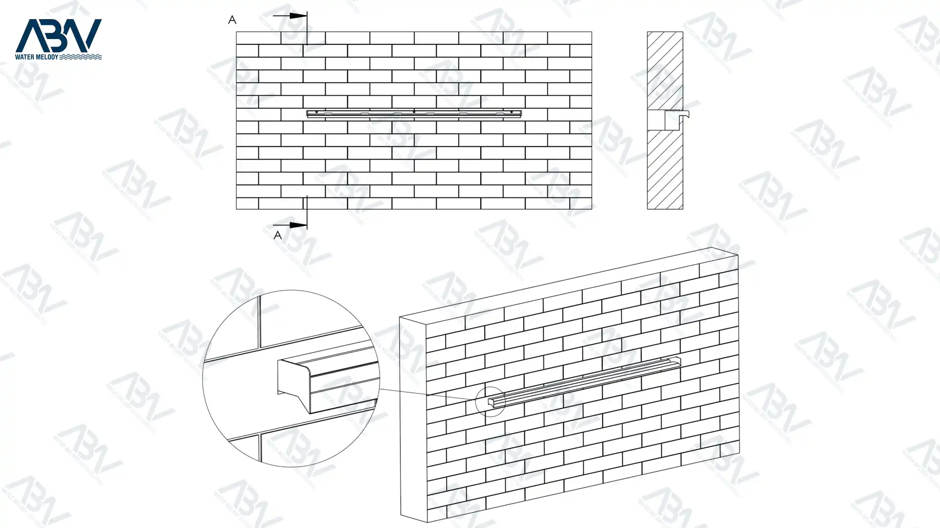 3 نصب آبنما پرده آب