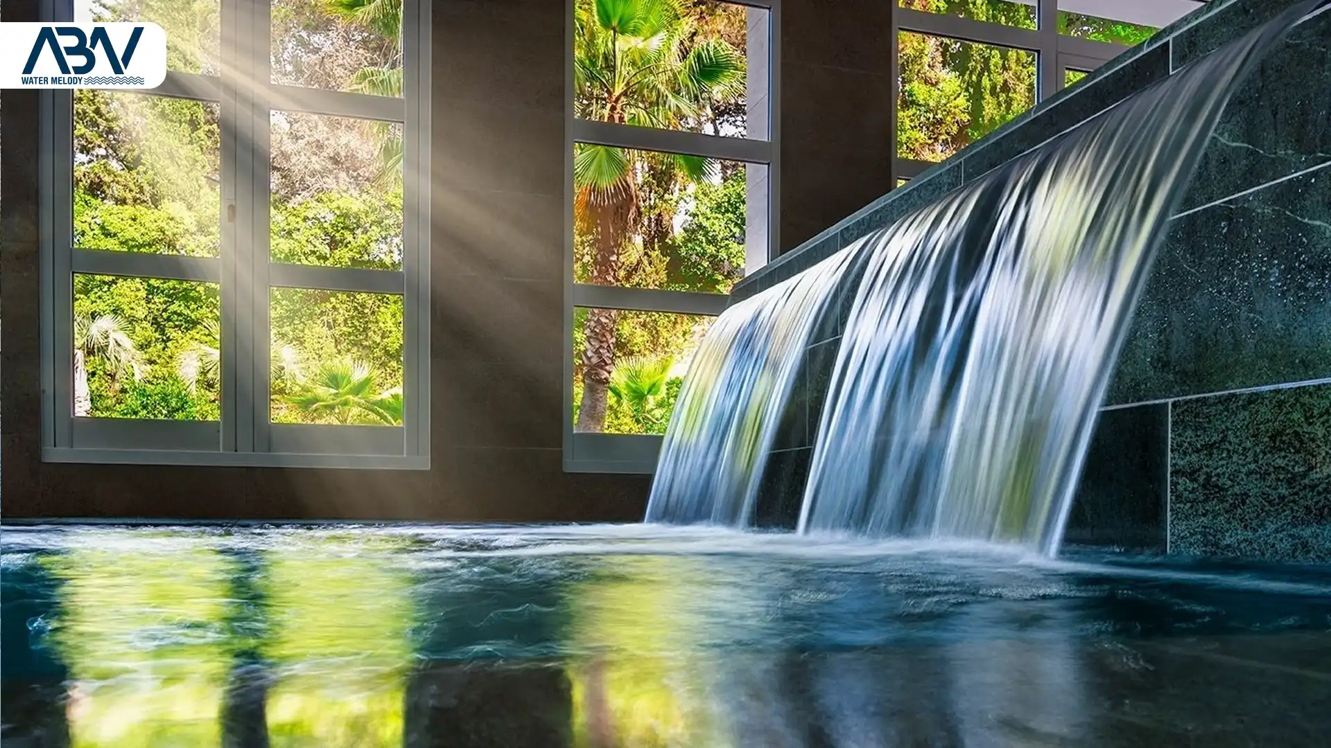 آبنما استخری پرده آب