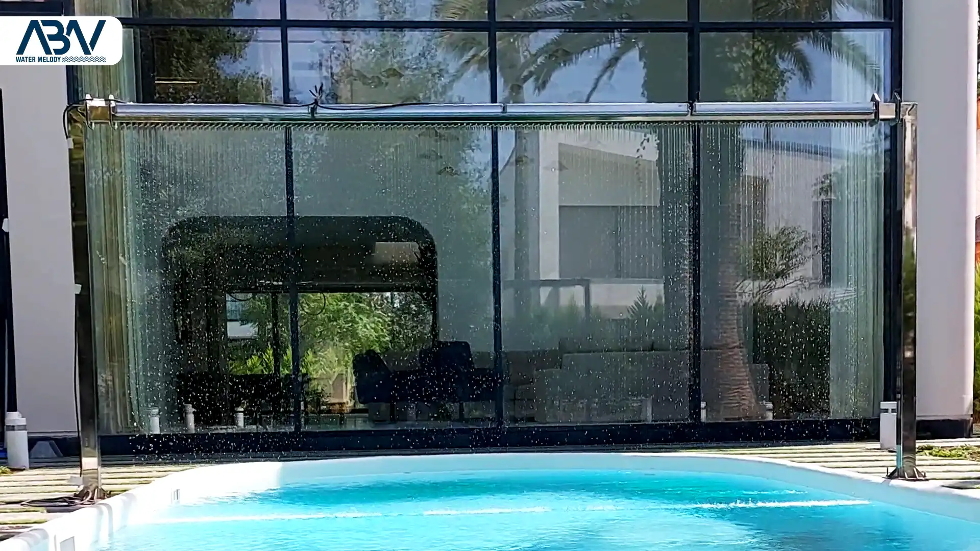 پکیج آبنما بارانی پروژه عباس‌آباد