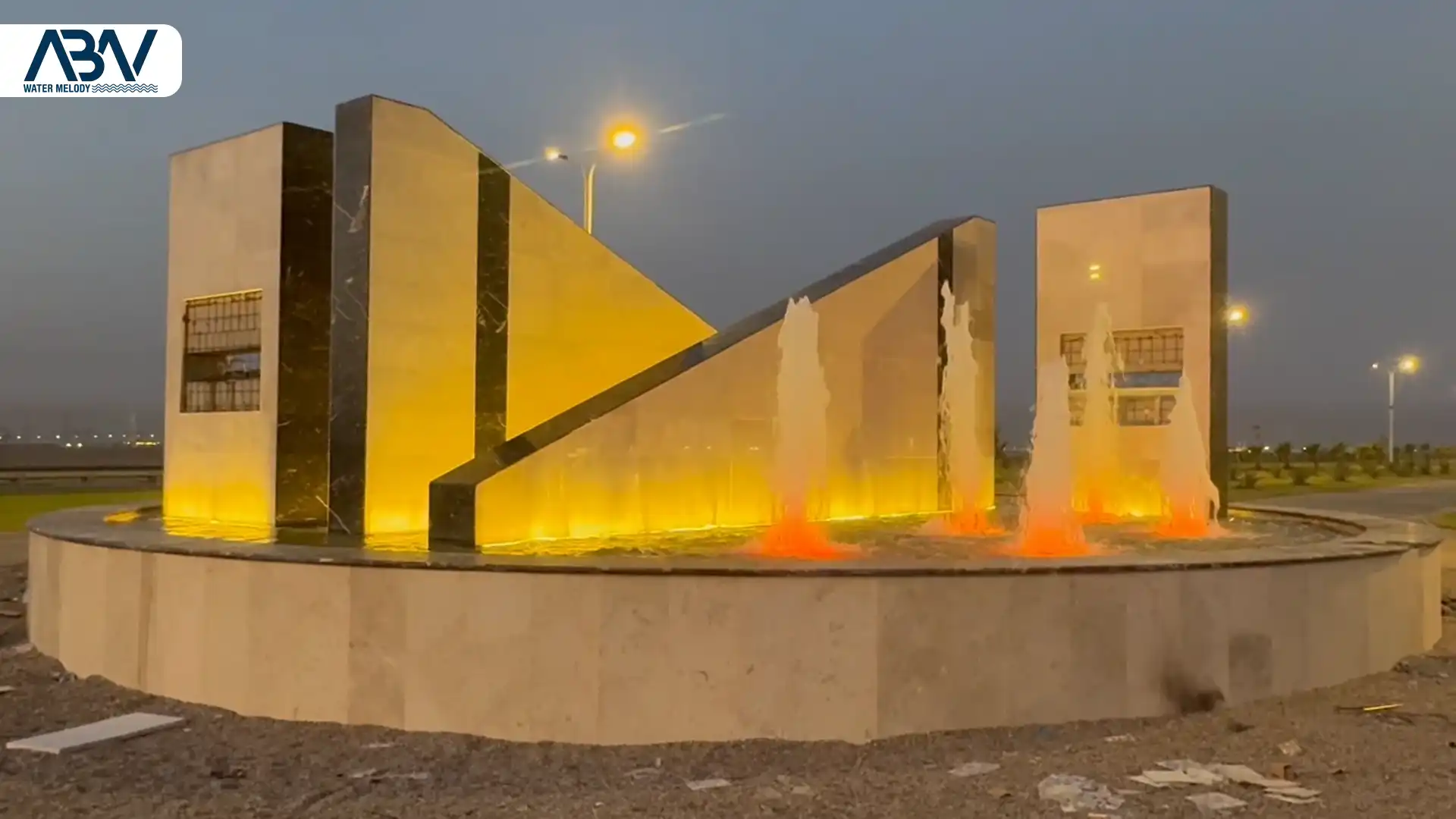 ساخت آبنما ریتمیک