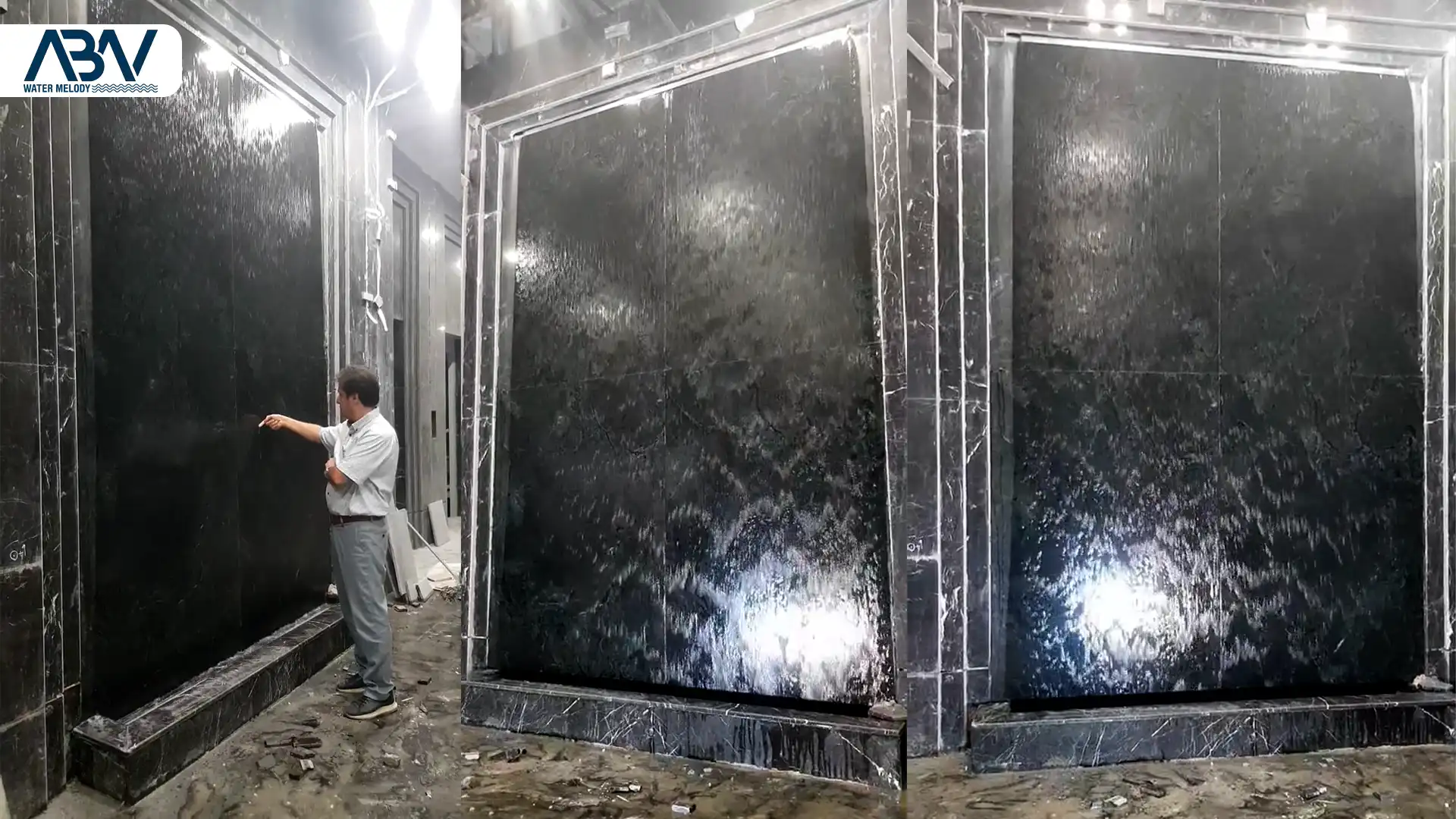 2 پروژه آبنما دیواری ستاره جردن